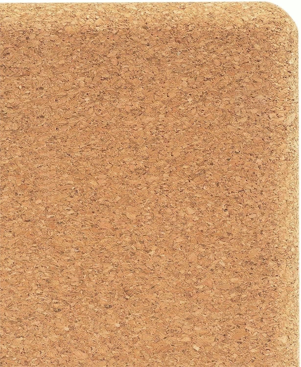 2 Pack Set -Natural Cork from Portugal, 9"x6"x4" Yoga Blocks Non-Slip&Anti-Tilt for Women| Men, Lightweight, Odor-Resistant| Moisture-Proof, Perfect Yoga Equipment