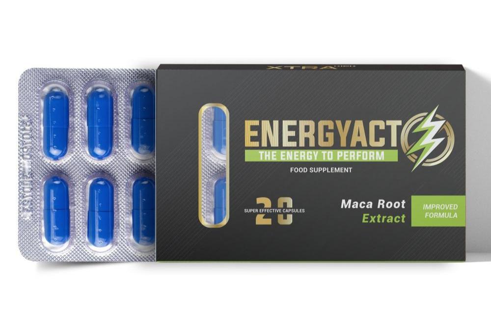 ENERGYACT 10 High Dose Blue Tablets. Strong. Fast. Long - Blue Power from Nature