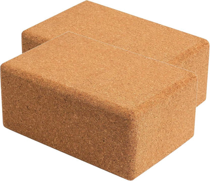 2 Pack Set -Natural Cork from Portugal, 9"x6"x4"