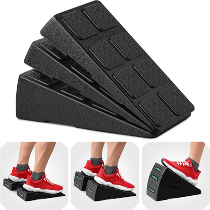 Squat Wedge Block 520 LBS Weight Capacity - Slant Board for Calf Stretching - Calf Stretcher Slant Board - yoga blocks